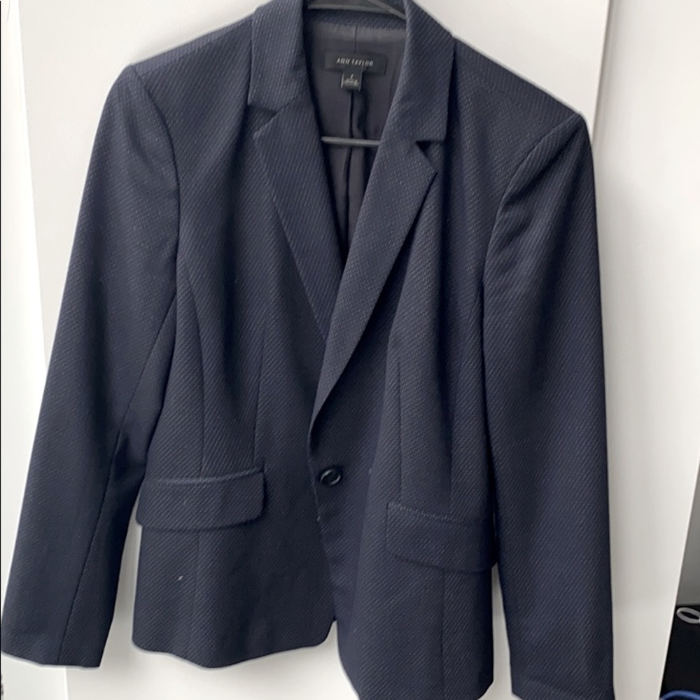 Navy Ann Taylor blazer